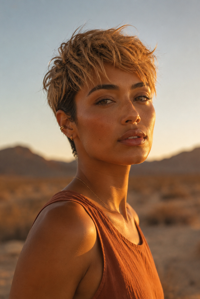 desert sun pixie hairstyles