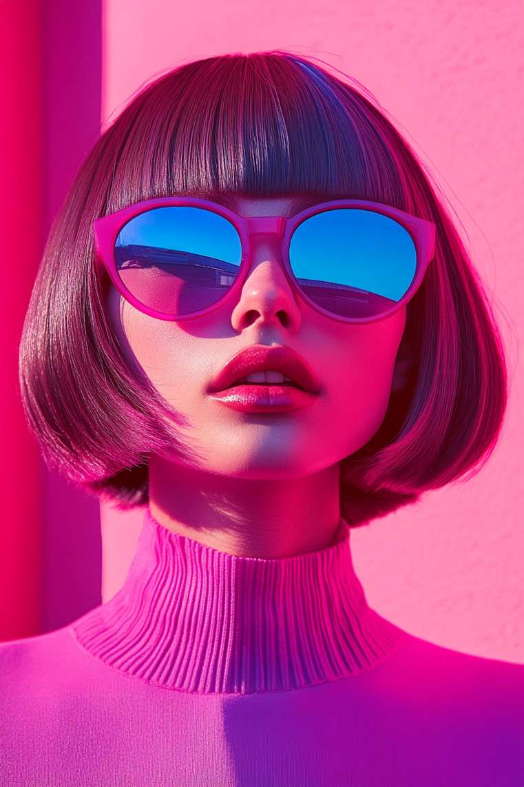 Bowl Cut With Color Accents