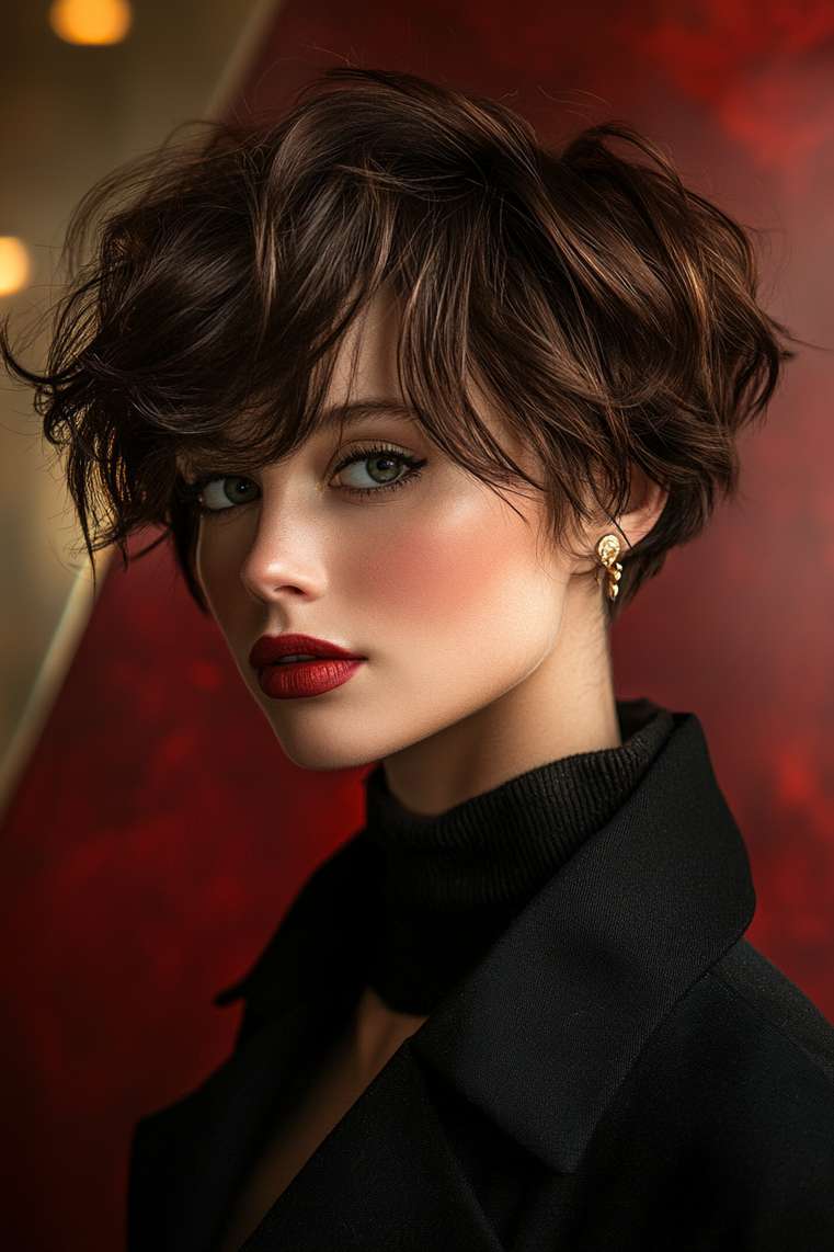 Bowl Cut With Feathered Layers