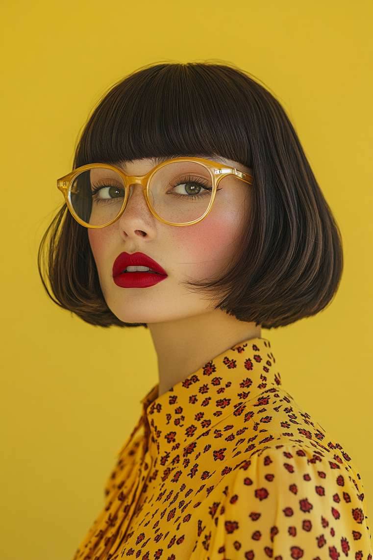 Bowl Cut With Micro Bangs