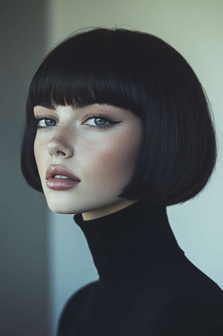Bowl Cut With Tapered Sides