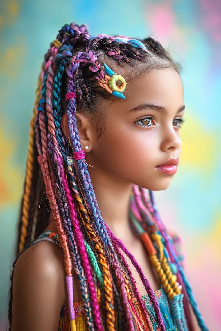 Braid With Hair Ties