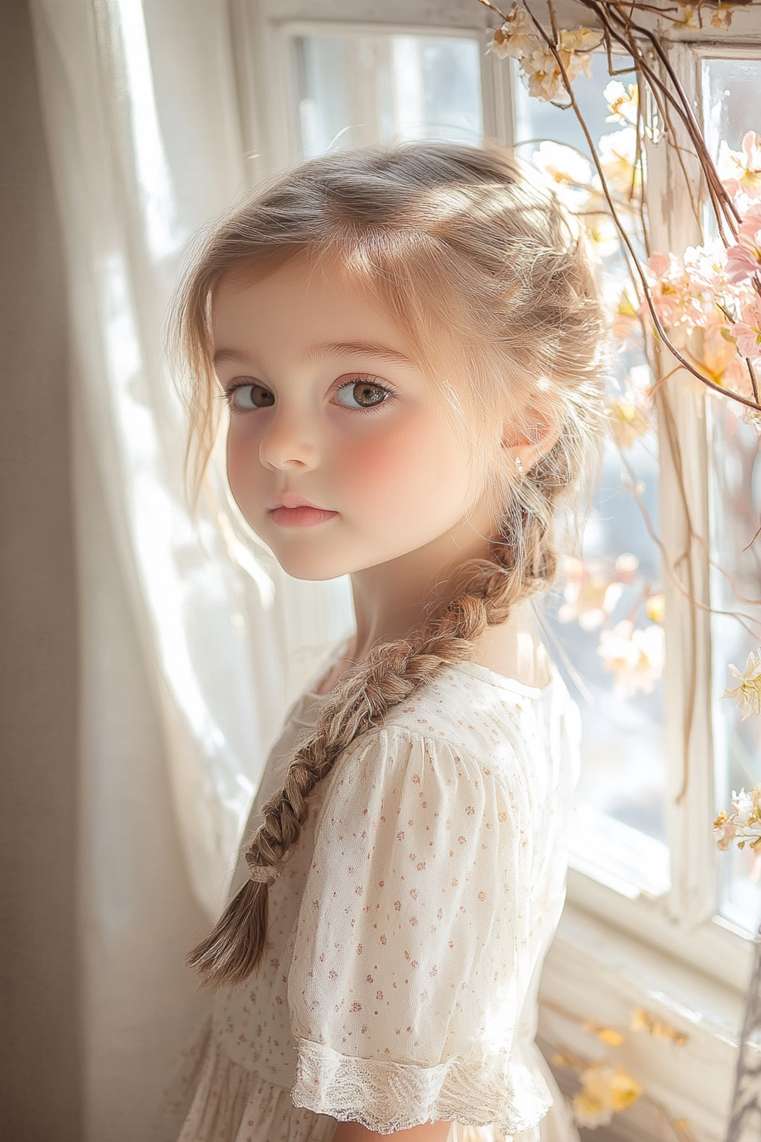 Braided Side Ponytail