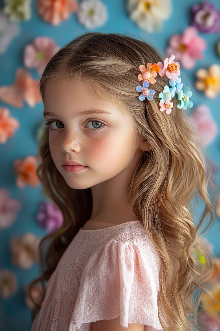 Cute Clips With Loose Hair