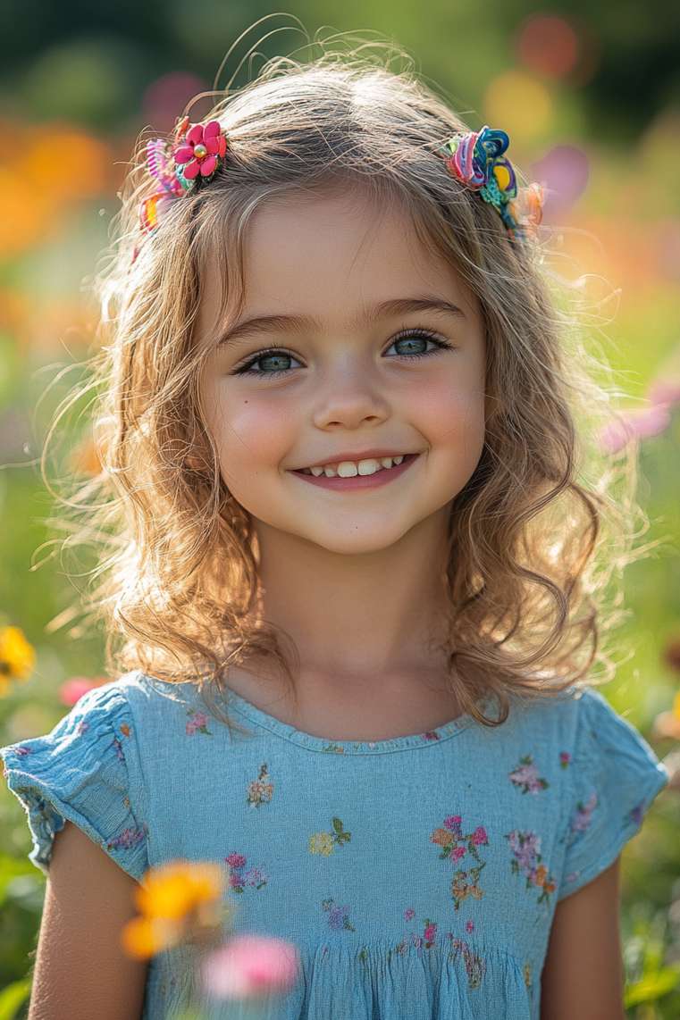 Side-Swept Curls