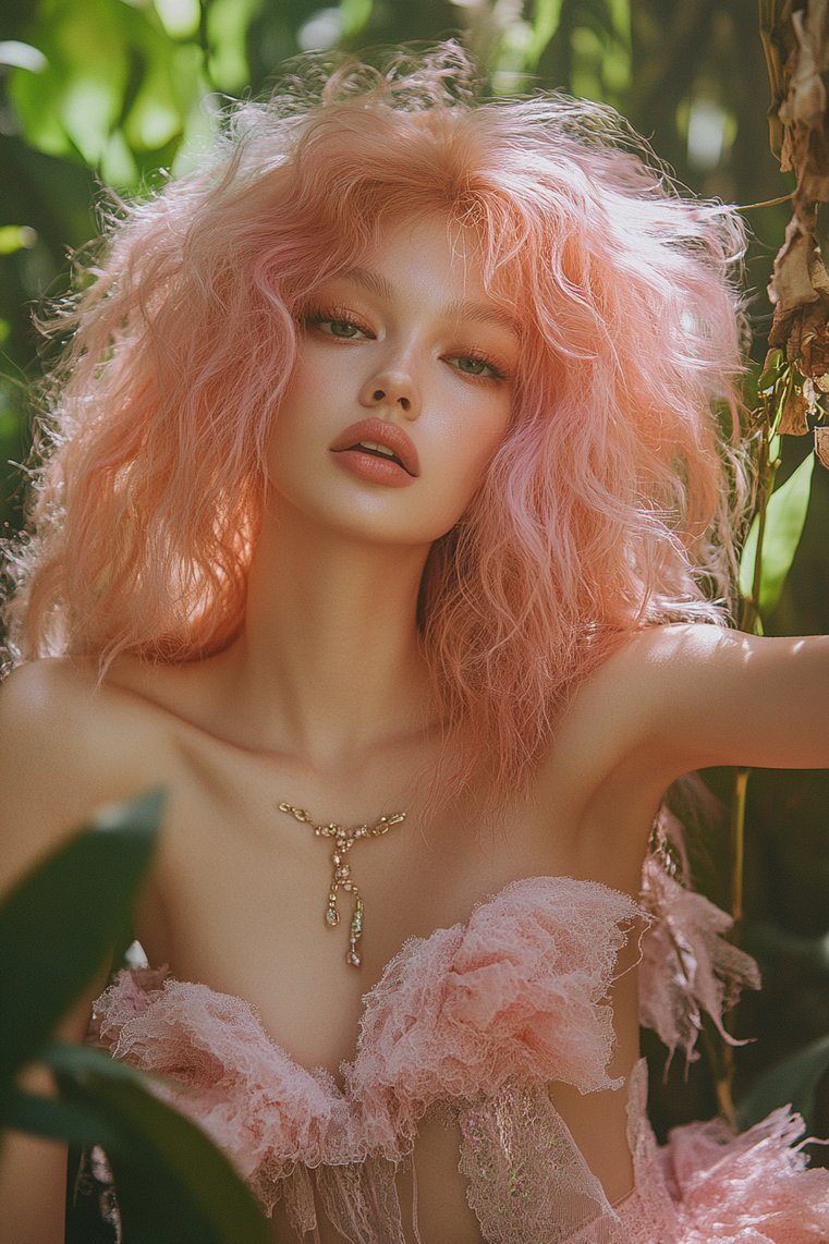 90s Inspired Crimped Hair