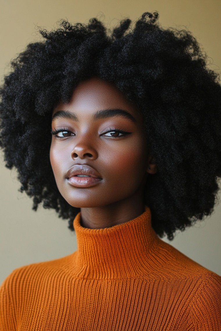 Afro With Tapered Sides