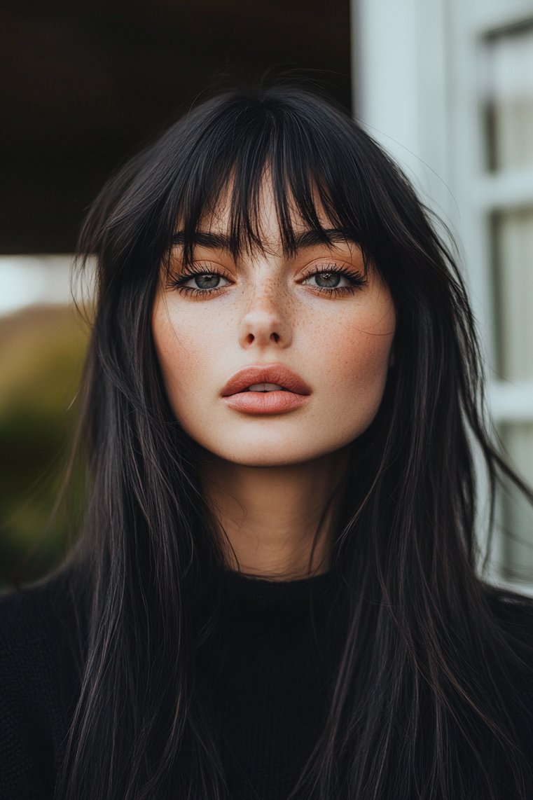 Angled Bangs