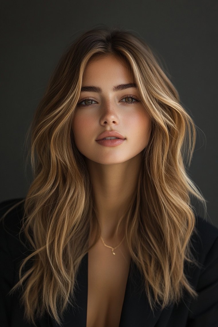 Angled Layered Hairstyle