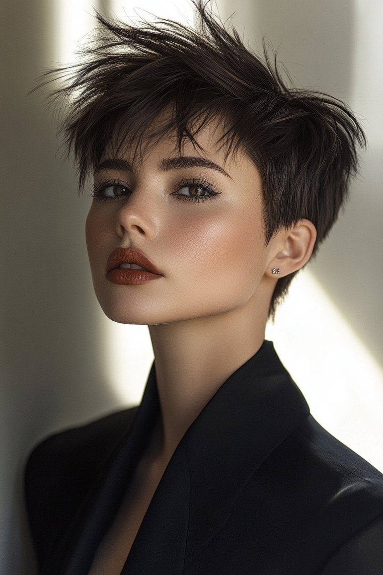 Angular Pixie With Undercut