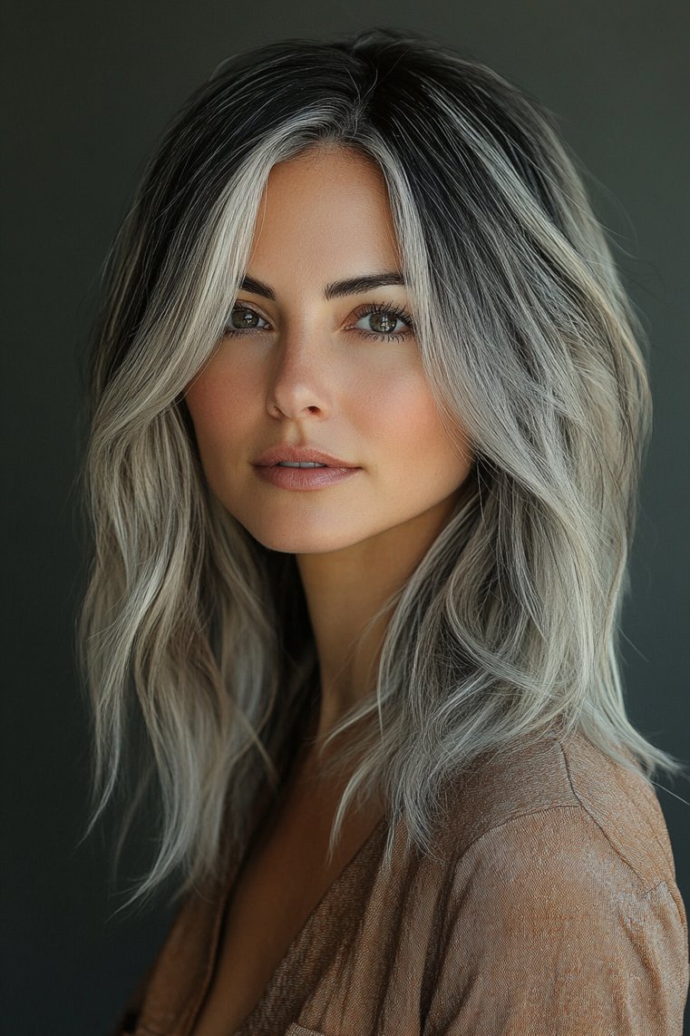 Ash Blonde Highlights for a Cool Touch