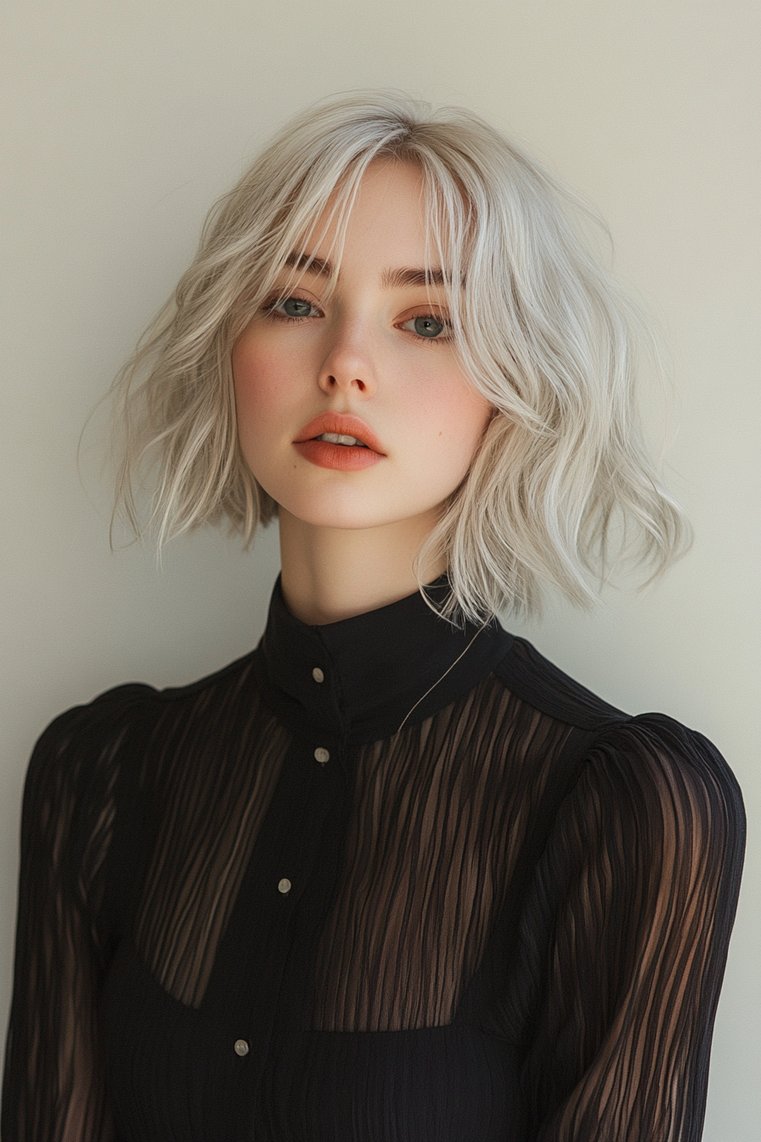 Ash Blonde to Silver Ombre