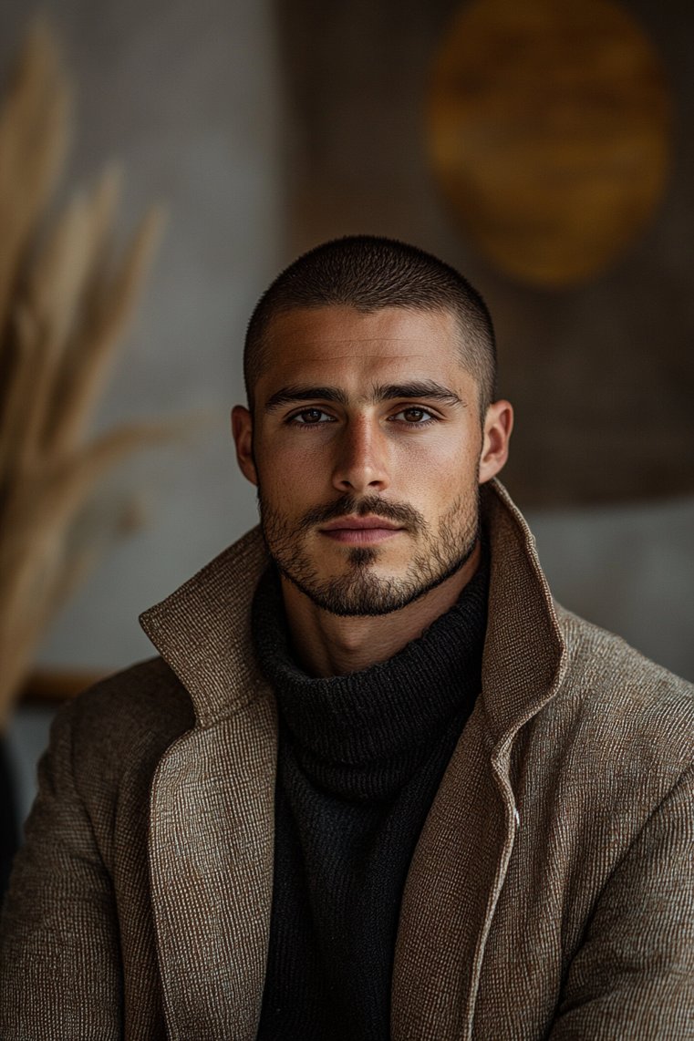 Asymmetrical Buzz Cut