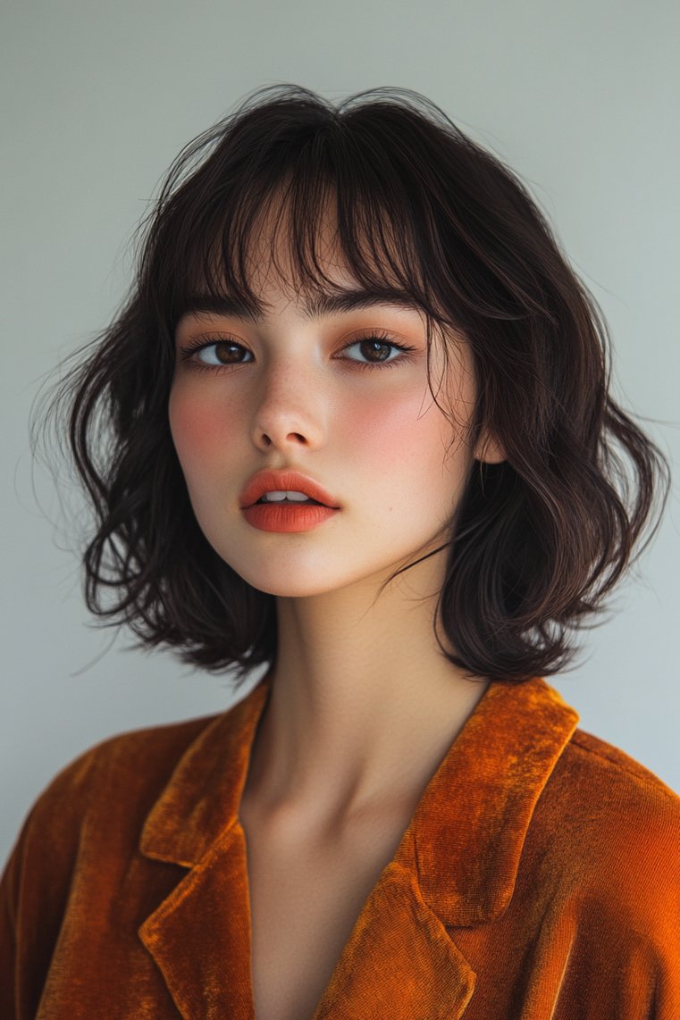 Baby Bangs Bob