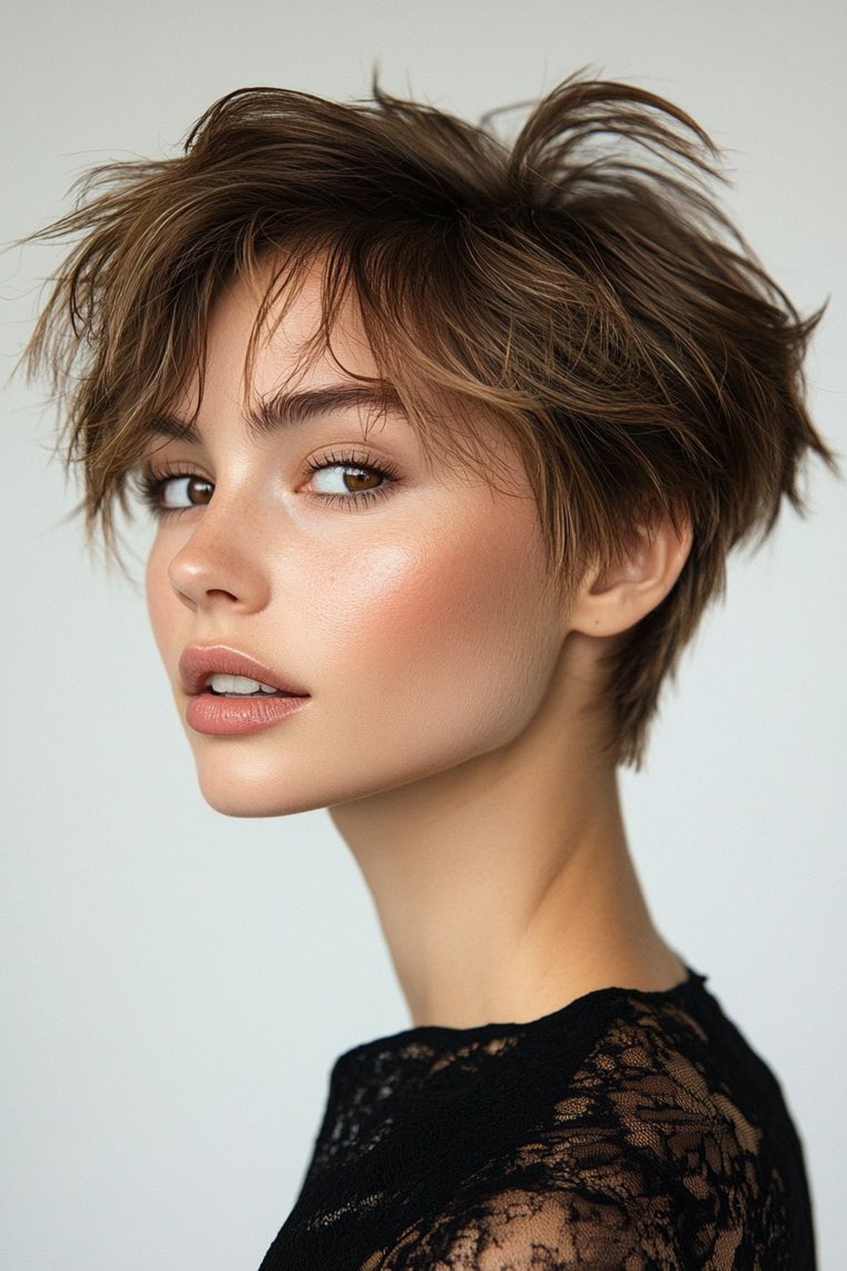 Balayage for Short Pixie Cuts