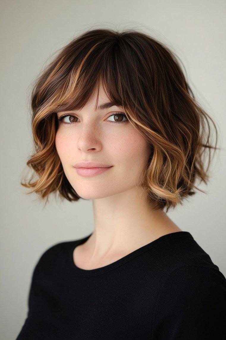 Bangs With Highlighted Ends