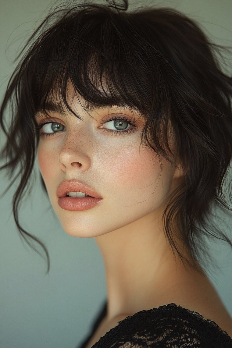 Bangs With Undercut