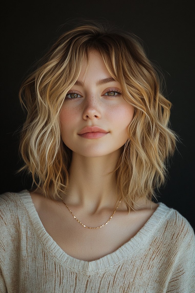 Beachy Layered Bob