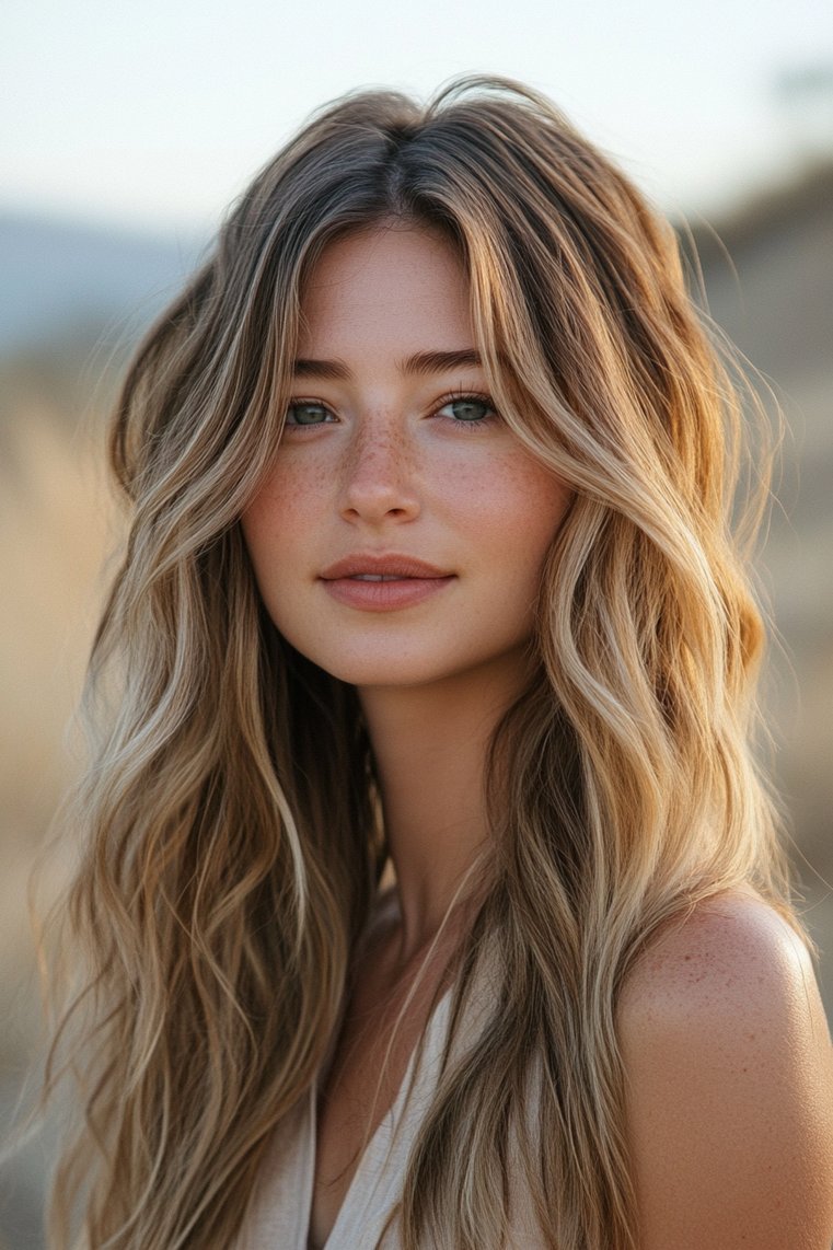 Beachy Waves and Shaggy Texture
