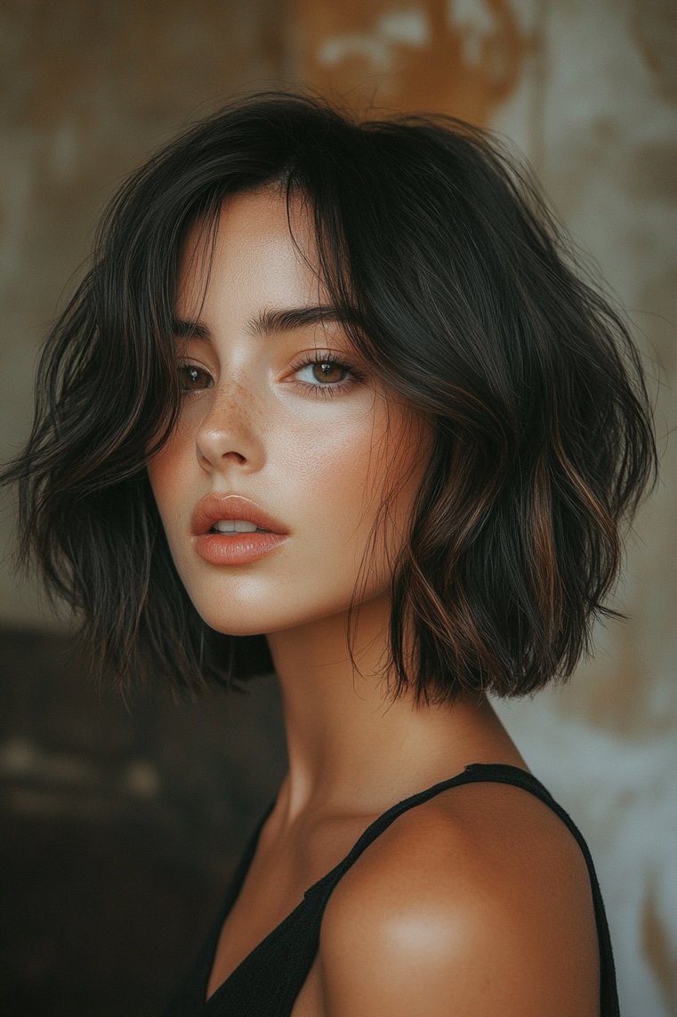 Blunt Bob With Texture