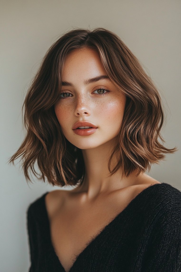Blunt Cut Lob