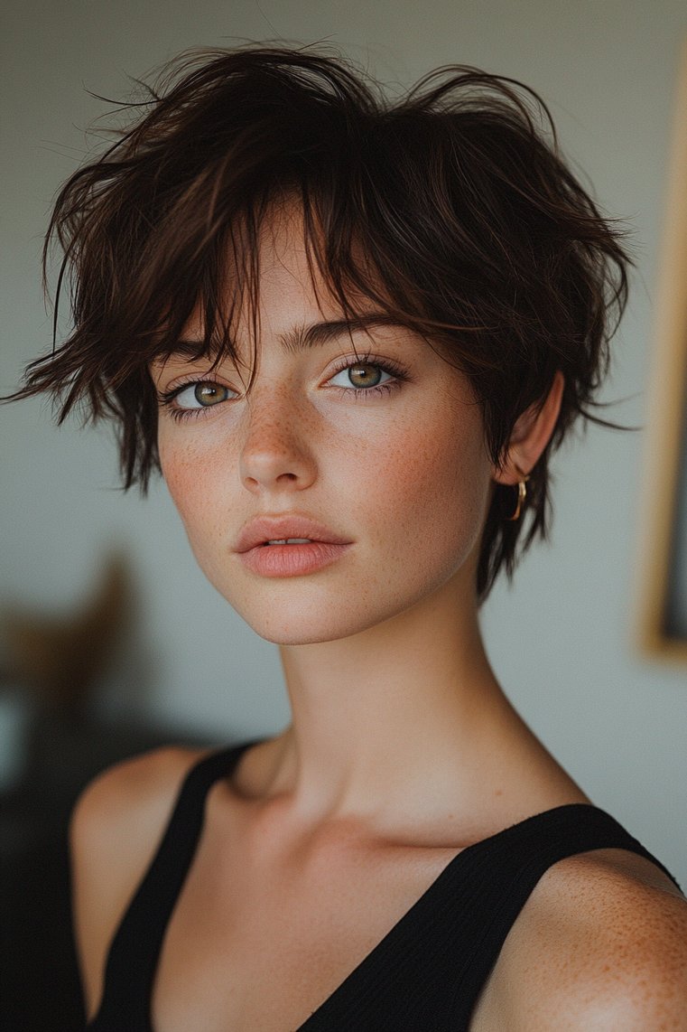 Blunt Cut With Volume