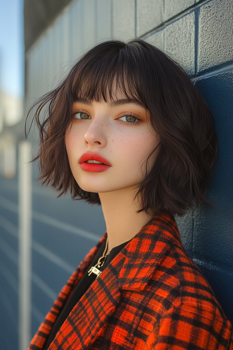 Blunt Fringe Bob