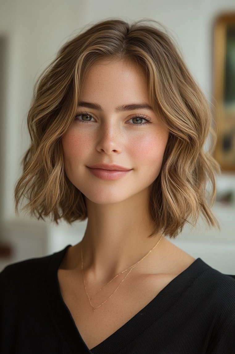 Bob With Deep Side Part