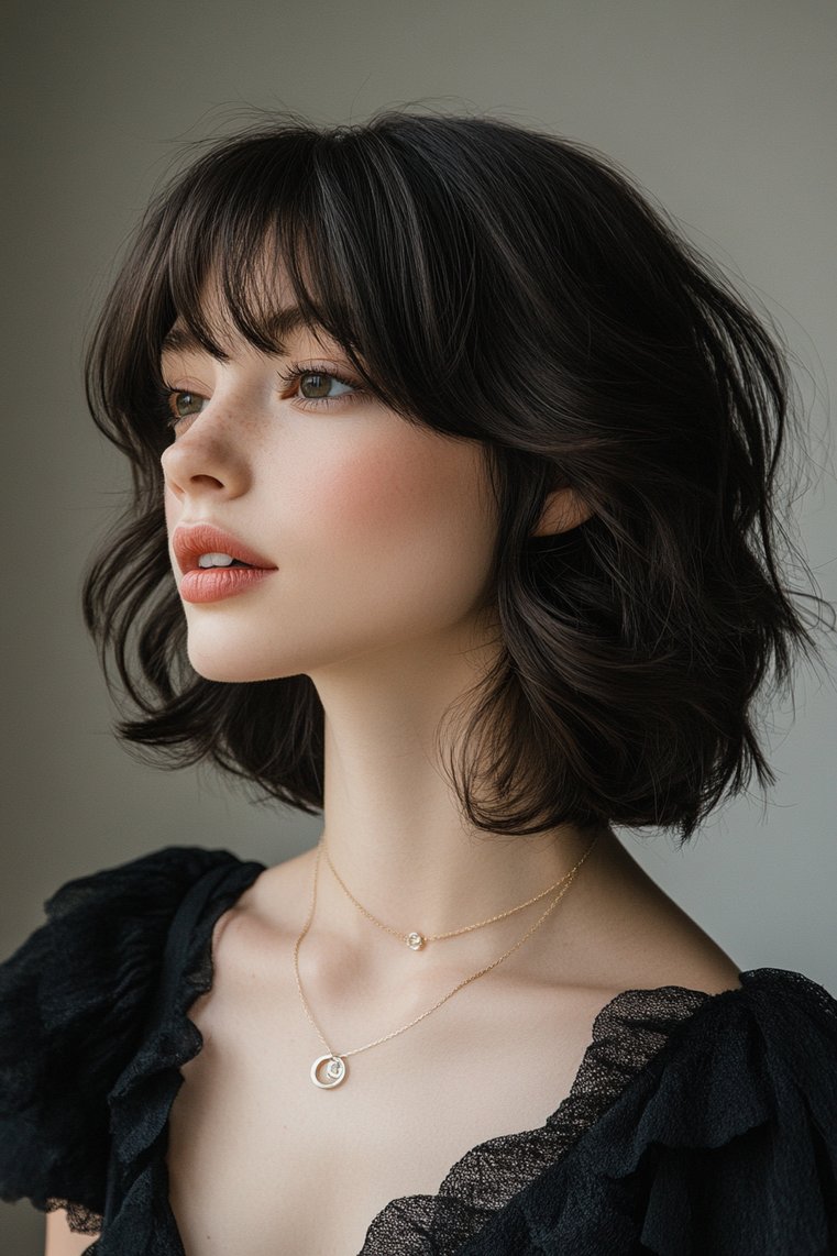 Bob With Layers and Fringe