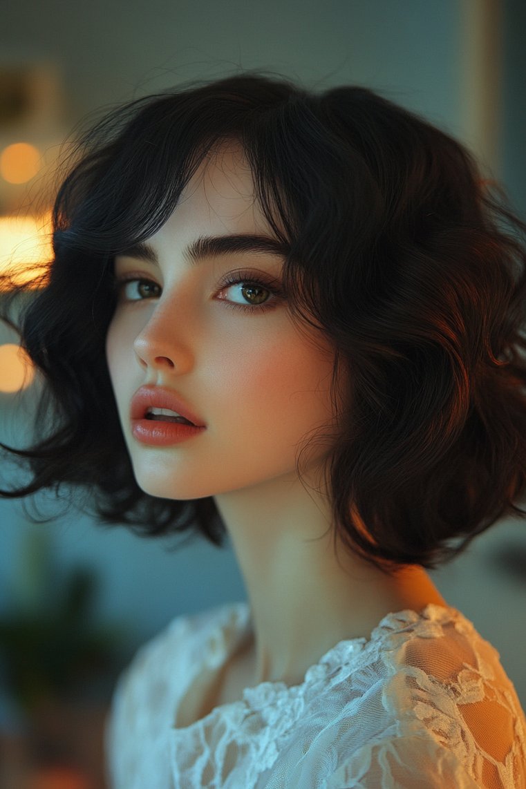Bob With Soft Curls
