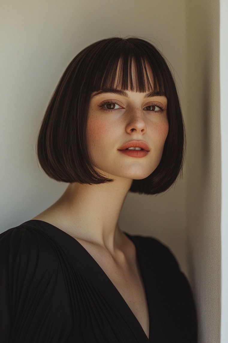 Bob With a Blunt Fringe