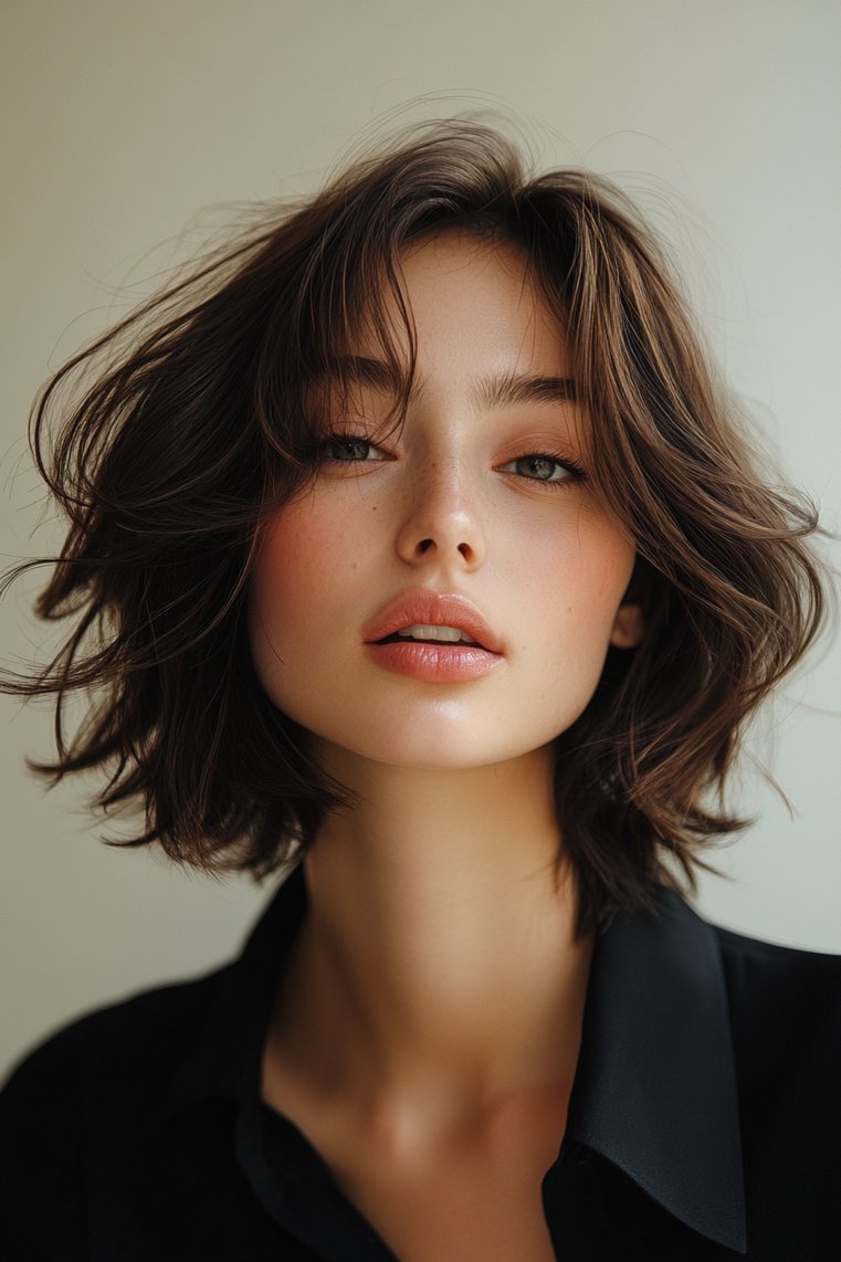 Bold Bob With Choppy Layers