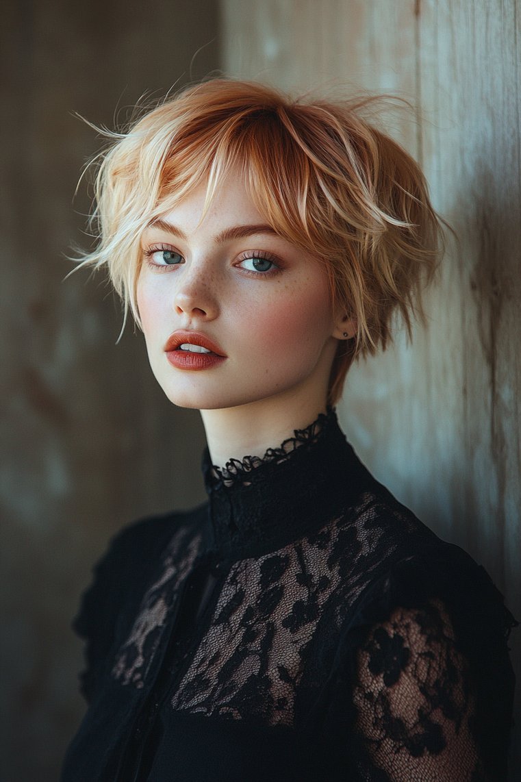Bold Burgundy to Blonde Transition