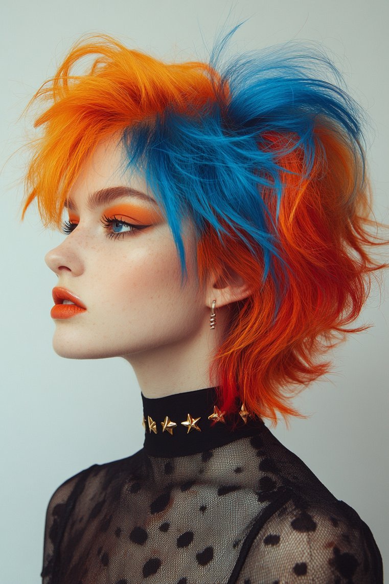 Bold Color Blocked Cut