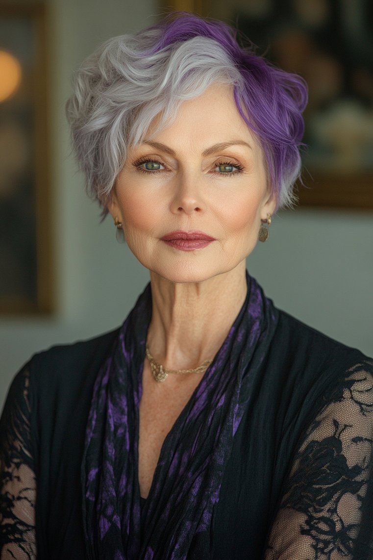 Bold Colored Pixie