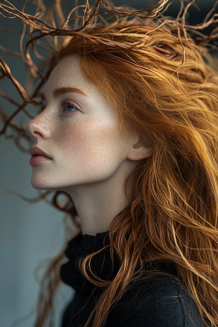 Bold Copper Roots