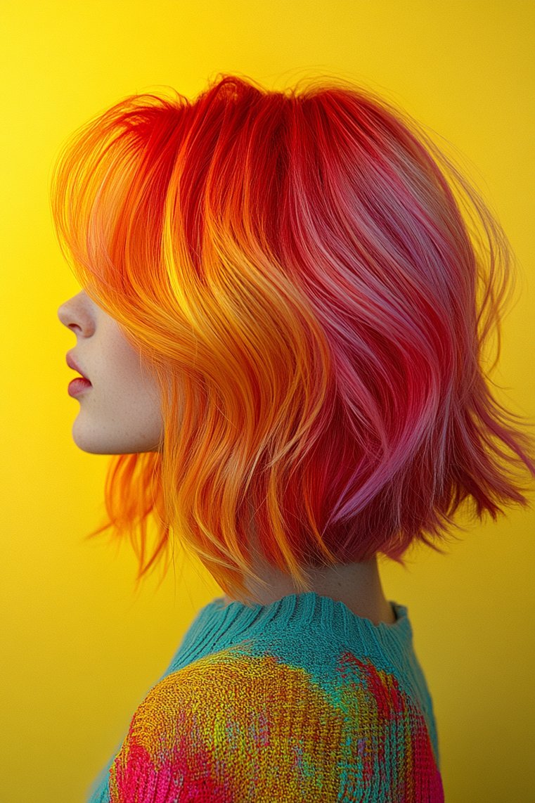 Bold Layered Bob