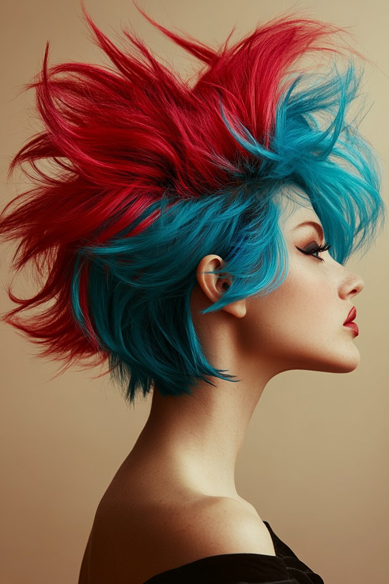 Bold and Bright Wolf Cut