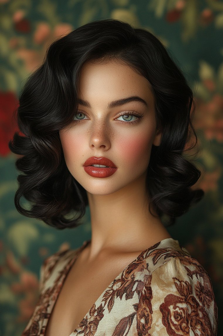 Bold and Dramatic Finger Waves