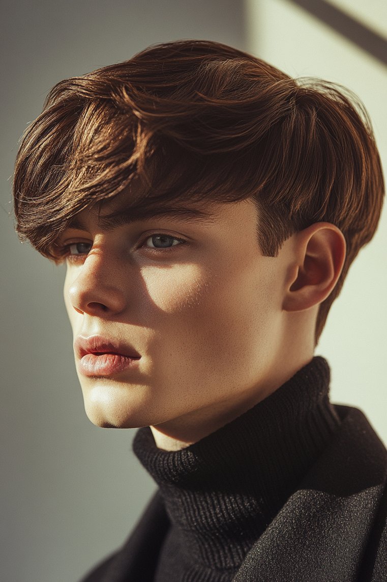 Bowl Cut With Highlights