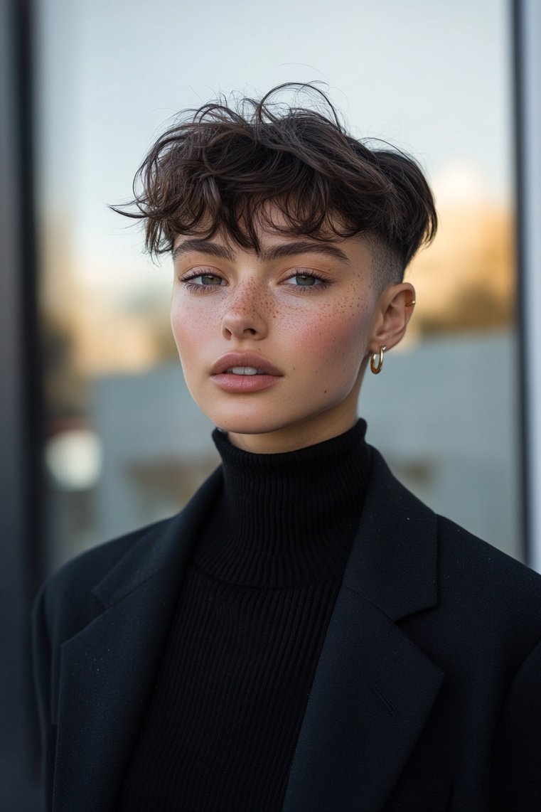 Bowl Cut With Undercut Fade