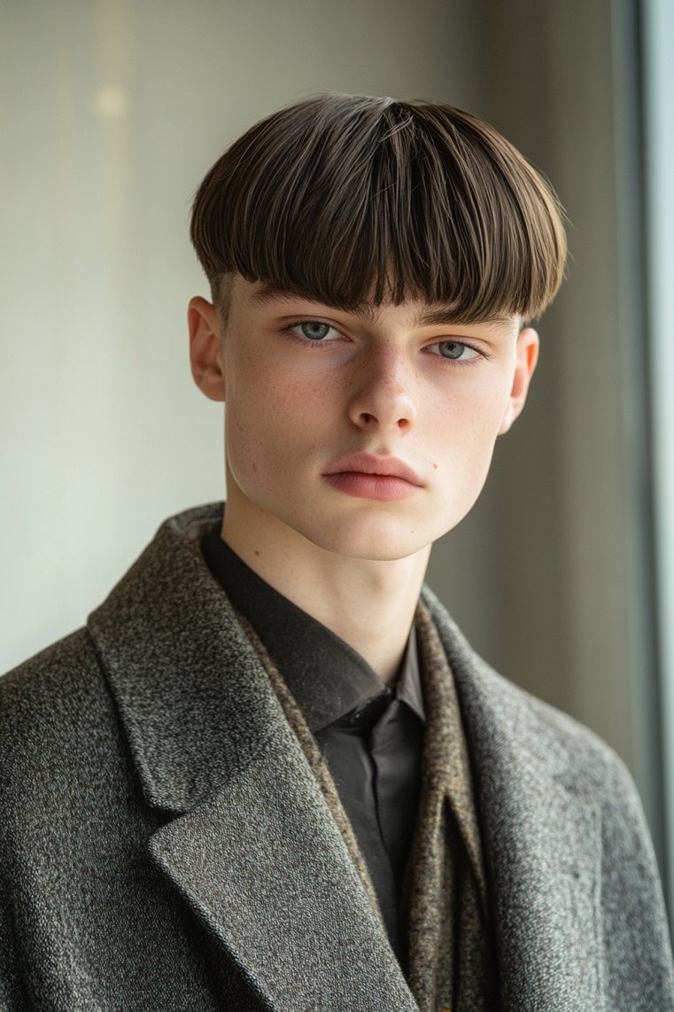 Bowl Cut With a Casual Finish