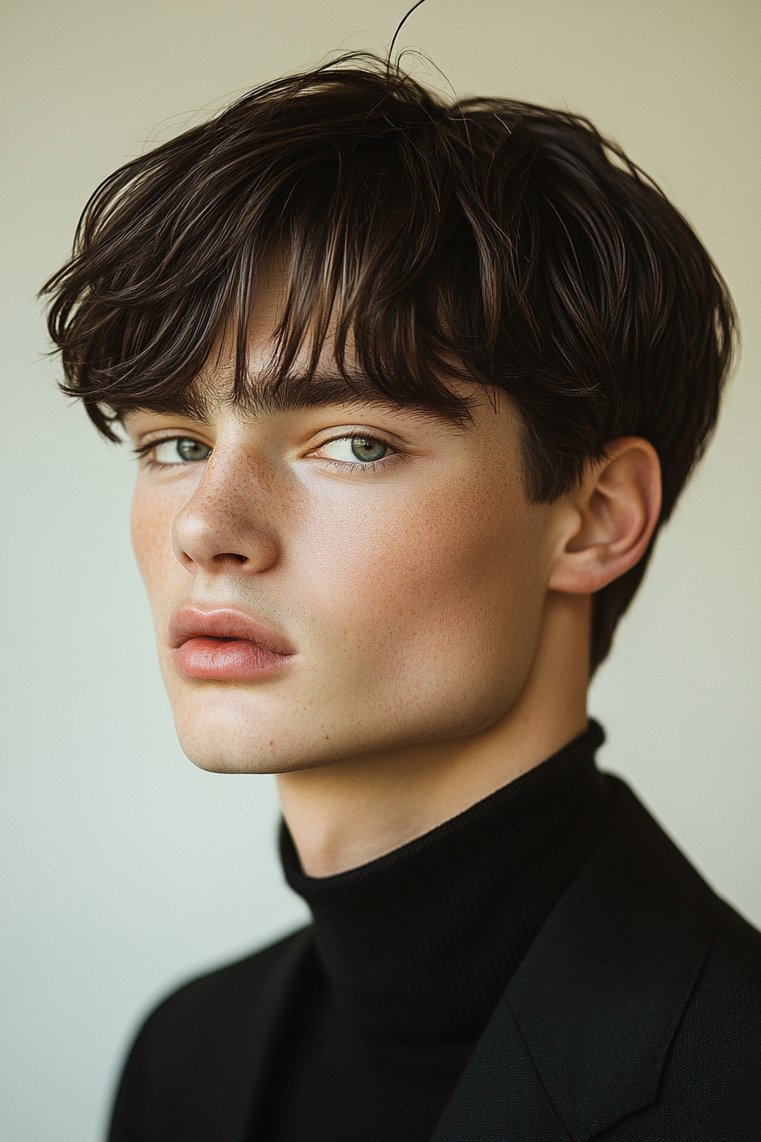 Bowl Cut With a Part