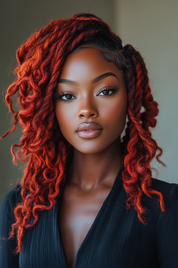 Box Braids With Curly Ends