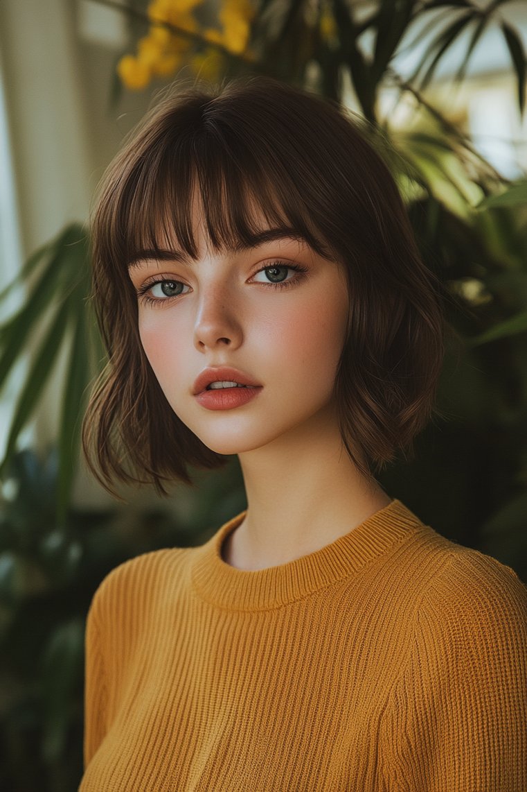 Boy Cut With Bangs