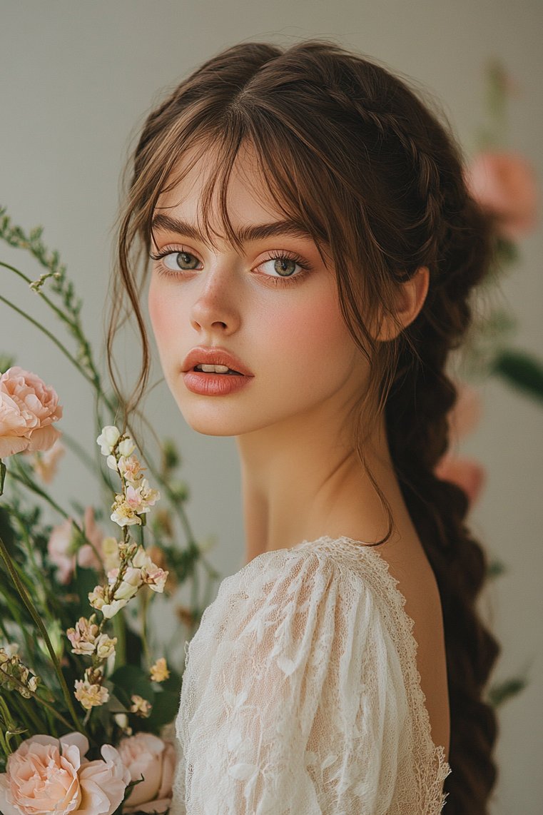 Braided Bangs