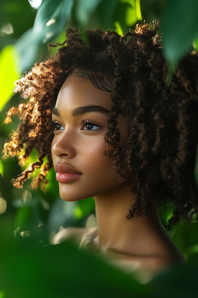 Braided Curly Crown