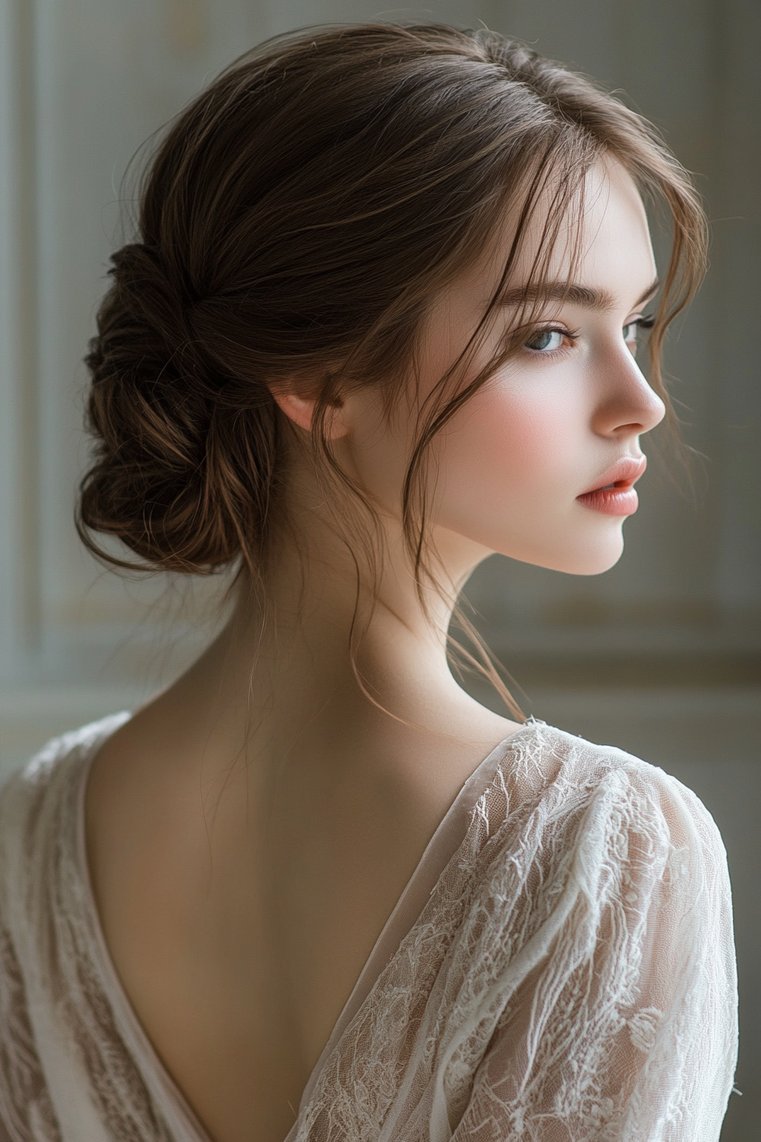 Braided Low Bun