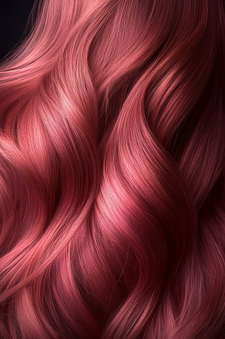 Burgundy and Rose Gold Blend
