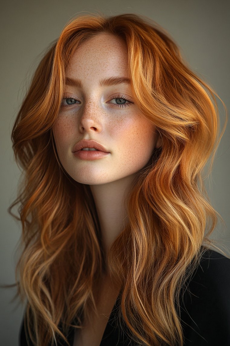 Butterfly Cut With Balayage